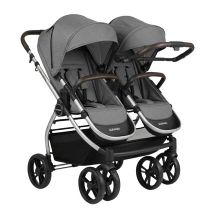 glevanta Modern Tandem Stroller | Convertible Double Stroller for Two Kids